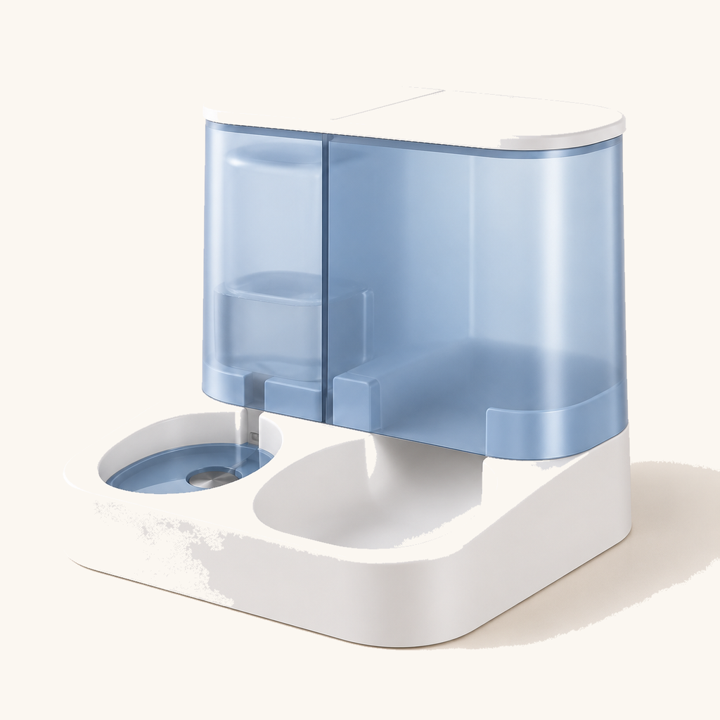 Spoto FeedFlow™ — Comedouro e Bebedouro Automático 2 em 1 — feedflow azul