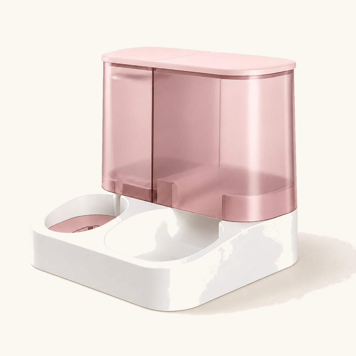 Spoto FeedFlow™ — Comedouro e Bebedouro Automático 2 em 1 — feedflow rosa
