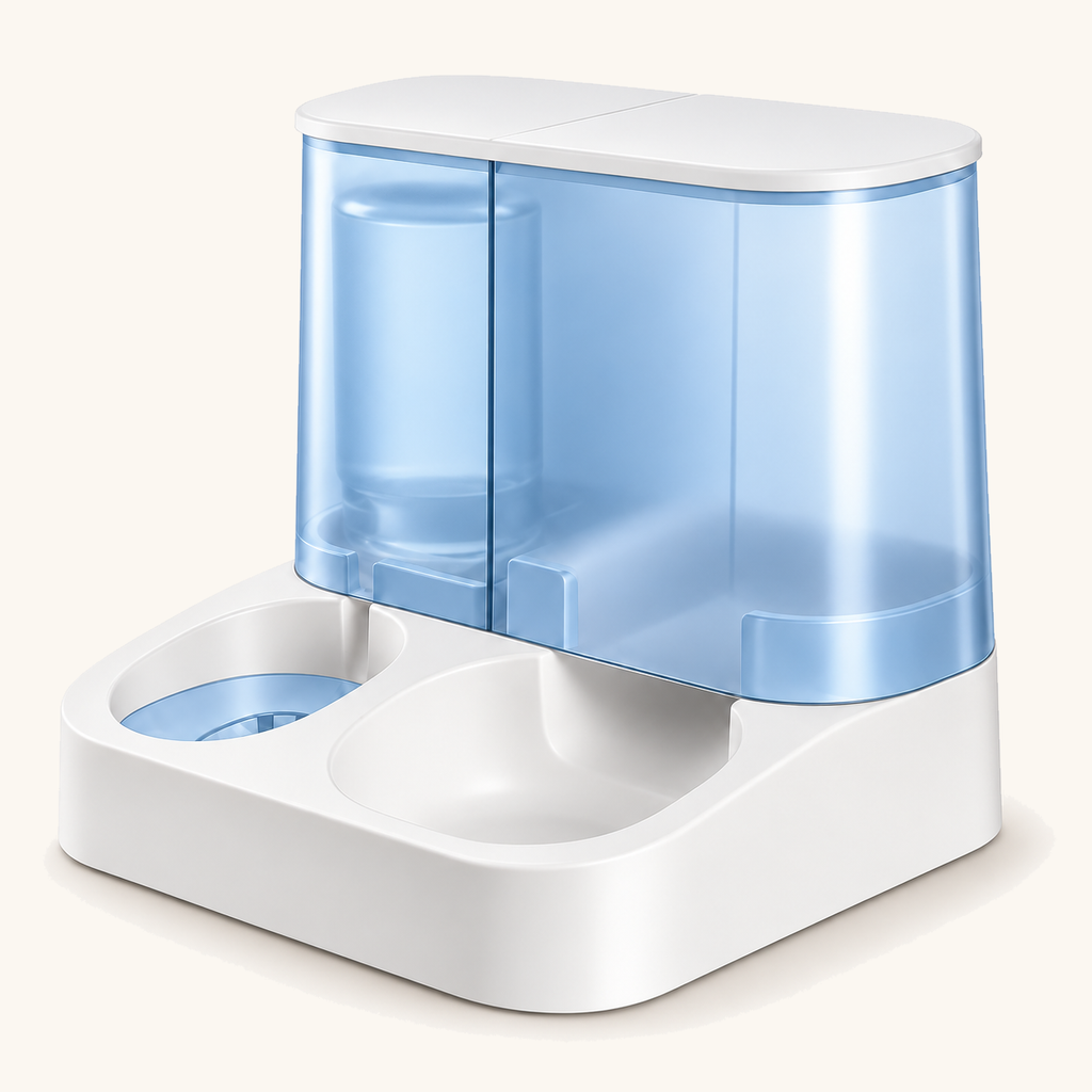 Spoto DuoServe™ — Conjunto Automático de Comedouro e Bebedouro — duoserve azul