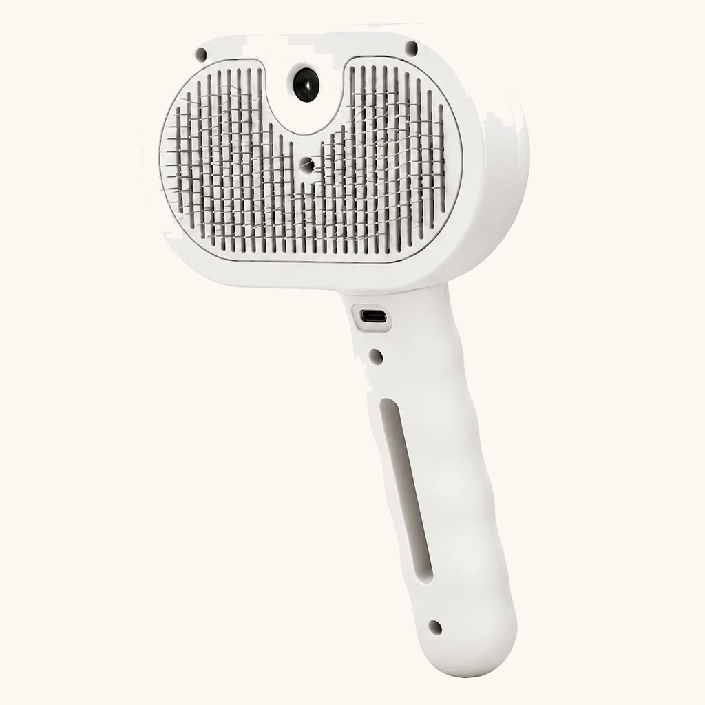 Spoto MistDetangle™ — Escova Desembaraçadora com Névoa de Água — mistdetangle branco