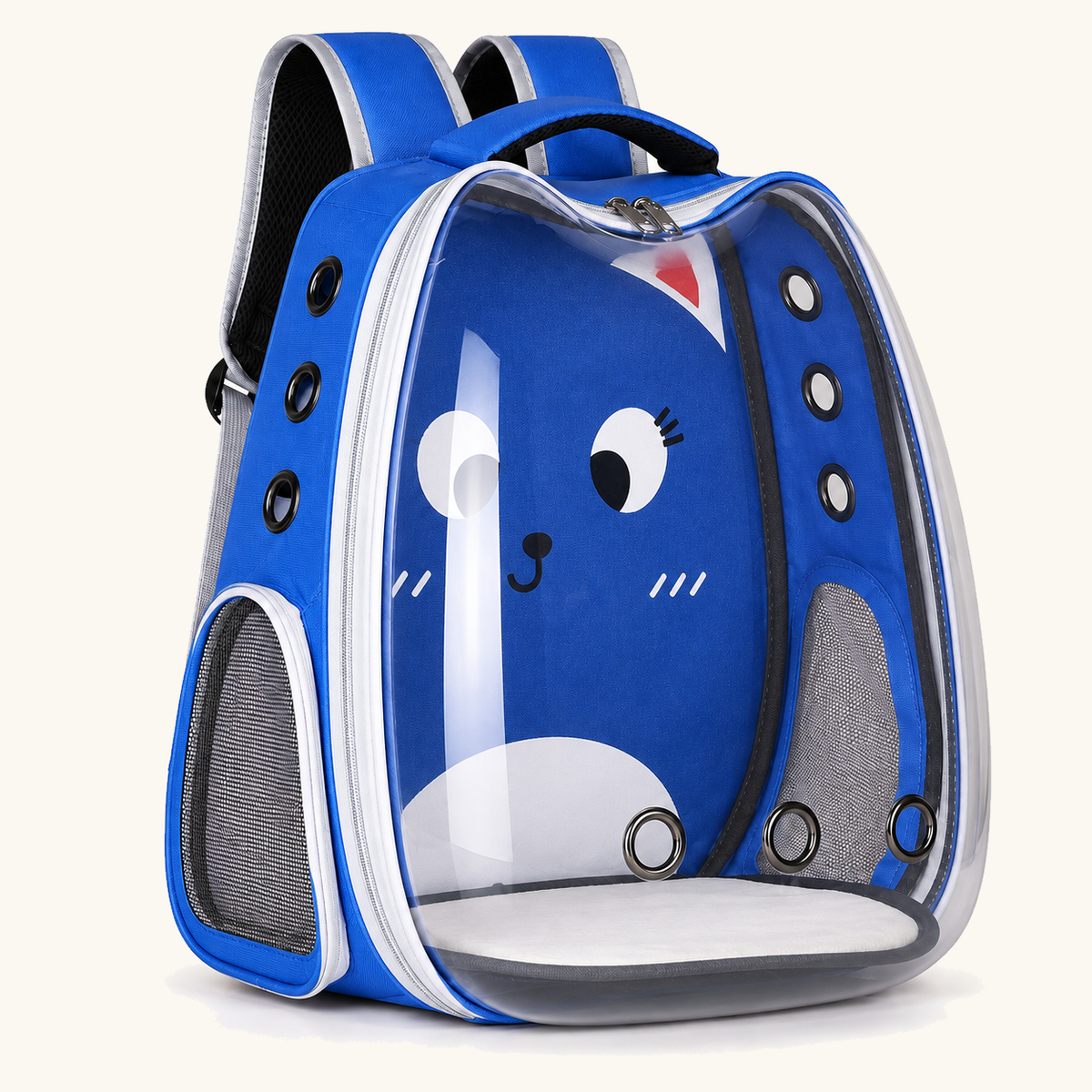 Spoto AirPack™ — Mochila de Transporte Ventilada para Animais — Azul