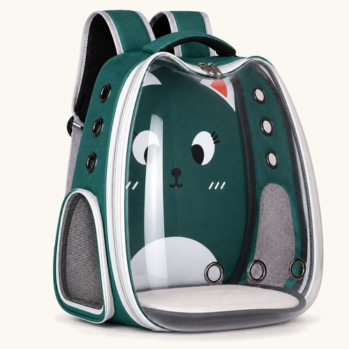 Spoto AirPack™ — Mochila de Transporte Ventilada para Animais — Verde