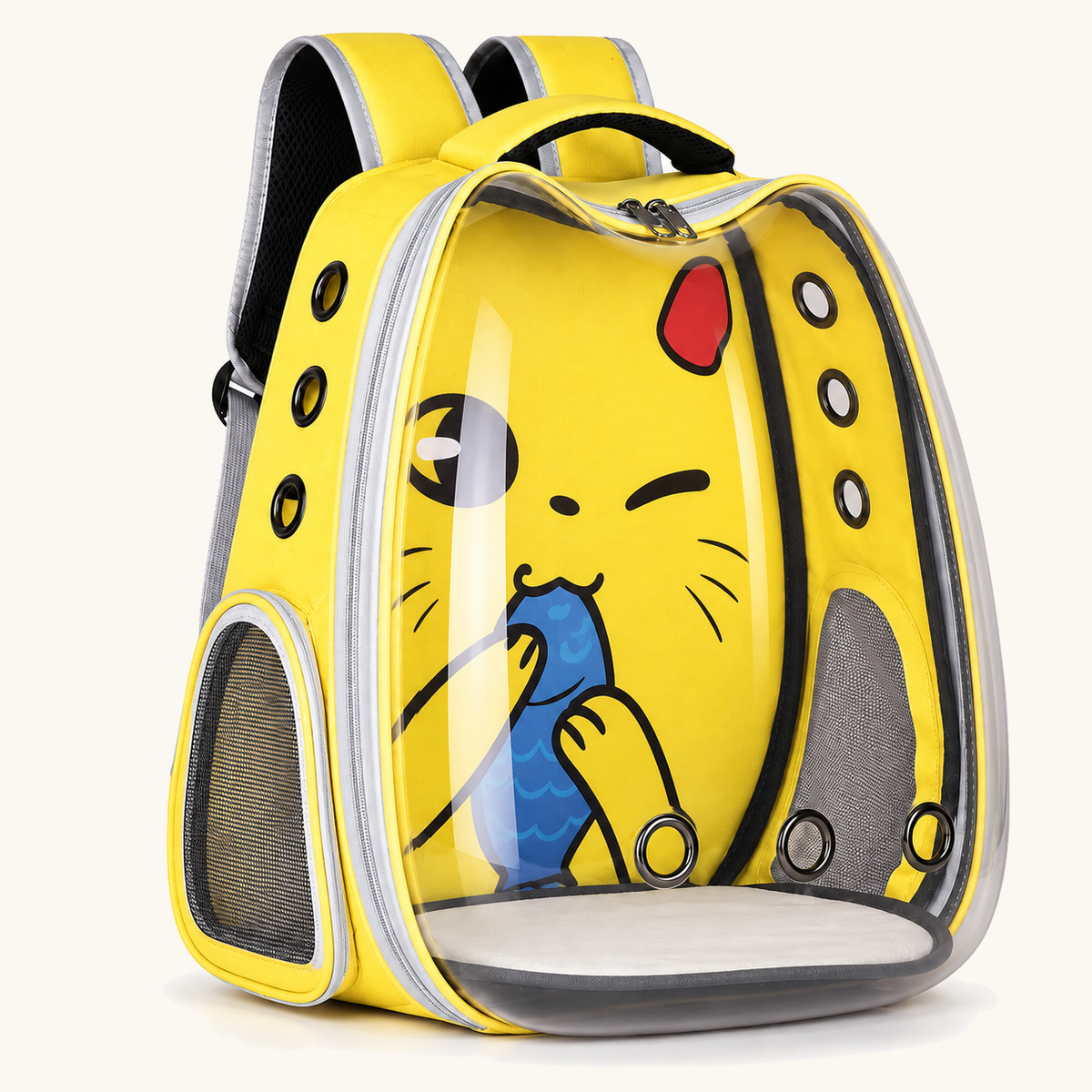 Spoto AirPack™ — Mochila de Transporte Ventilada para Animais — Amarelo